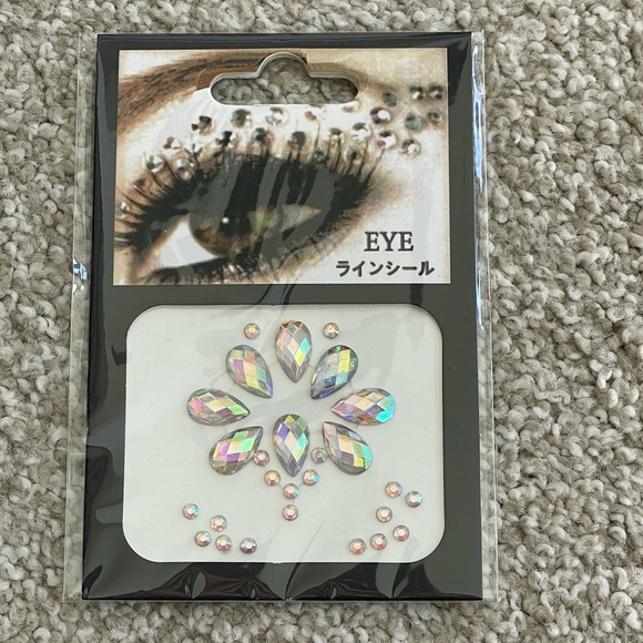 5 Sheets of Rhinestone Acrylic Face Stickers - NWT - Picture 11 of 12